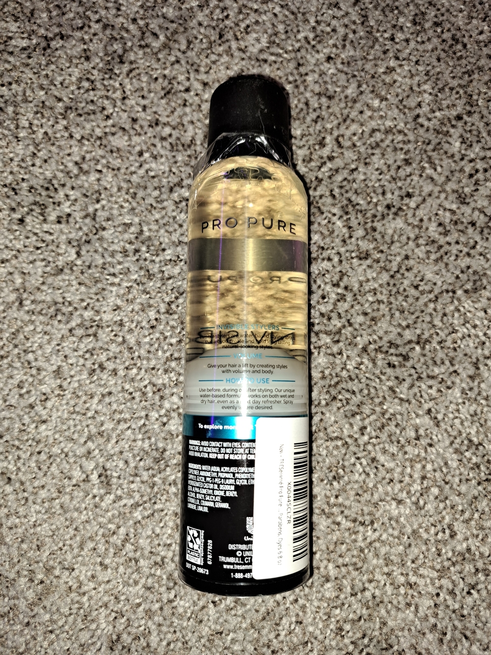 Invisible Styler Volume Spray Gel - Clear/Black NEW - Picture 2 of 5